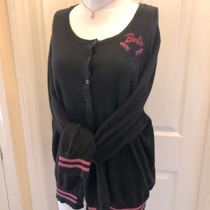 Black & Pink Barbie Cardigan